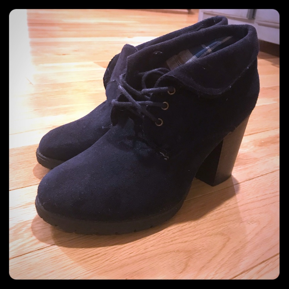 Barclay Navy Blue boots shoes